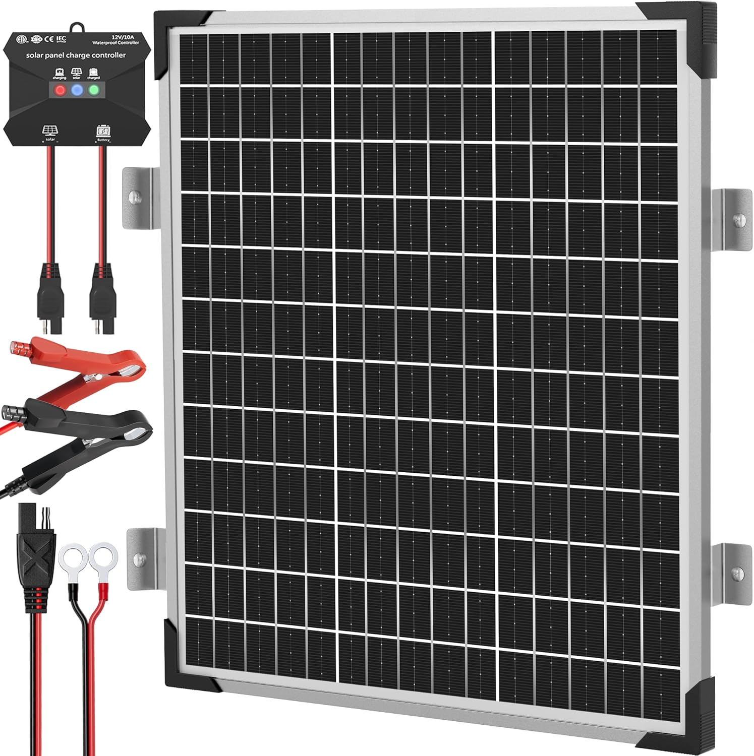 Boîte De Jonction Solaire 2 Diodes - Pour Panneaux 50W à 120W, 6A, IP65, 1000V DC